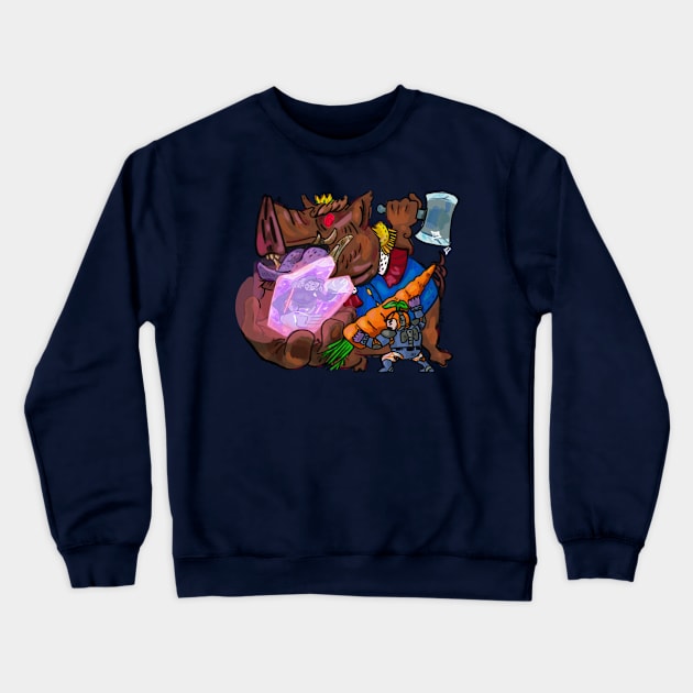 Save the Princess! Crewneck Sweatshirt by Okay o_Random_Shop